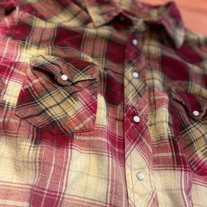 Vintage wrangler dip dye shirt